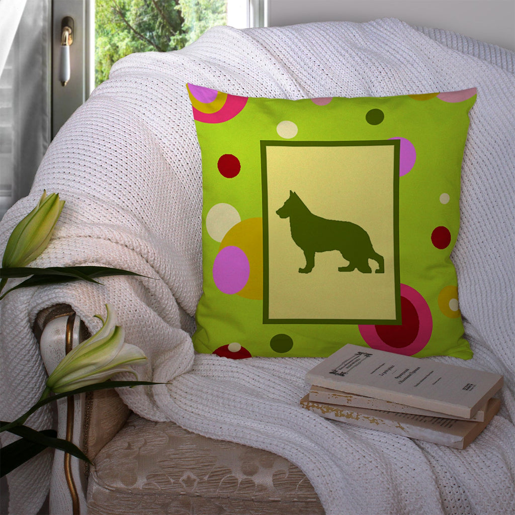 Decorative Throw Pillow 14x14 Indoor Outdoor Accent Cushion, Fabric Cover with Insert for Sofa, Bed, Porch & Living Room