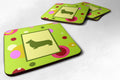Corgi Foam Coasters Set of 4 Cup Coasters for Indoor Outdoor, Tabletop Protection, Anti Slip, Mouse pad Material