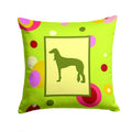 Saluki Decorative Throw Pillow 14x14 Indoor Outdoor Accent Cushion, Fabric Cover with Insert for Sofa, Bed, Porch & Living Room