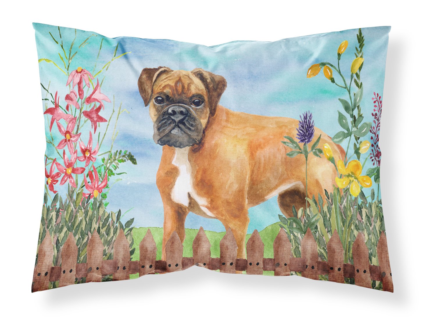German Boxer Spring Standard Pillowcase Lightweight Super Soft Easy Care Decorative Artwork Pillowcase, Standard