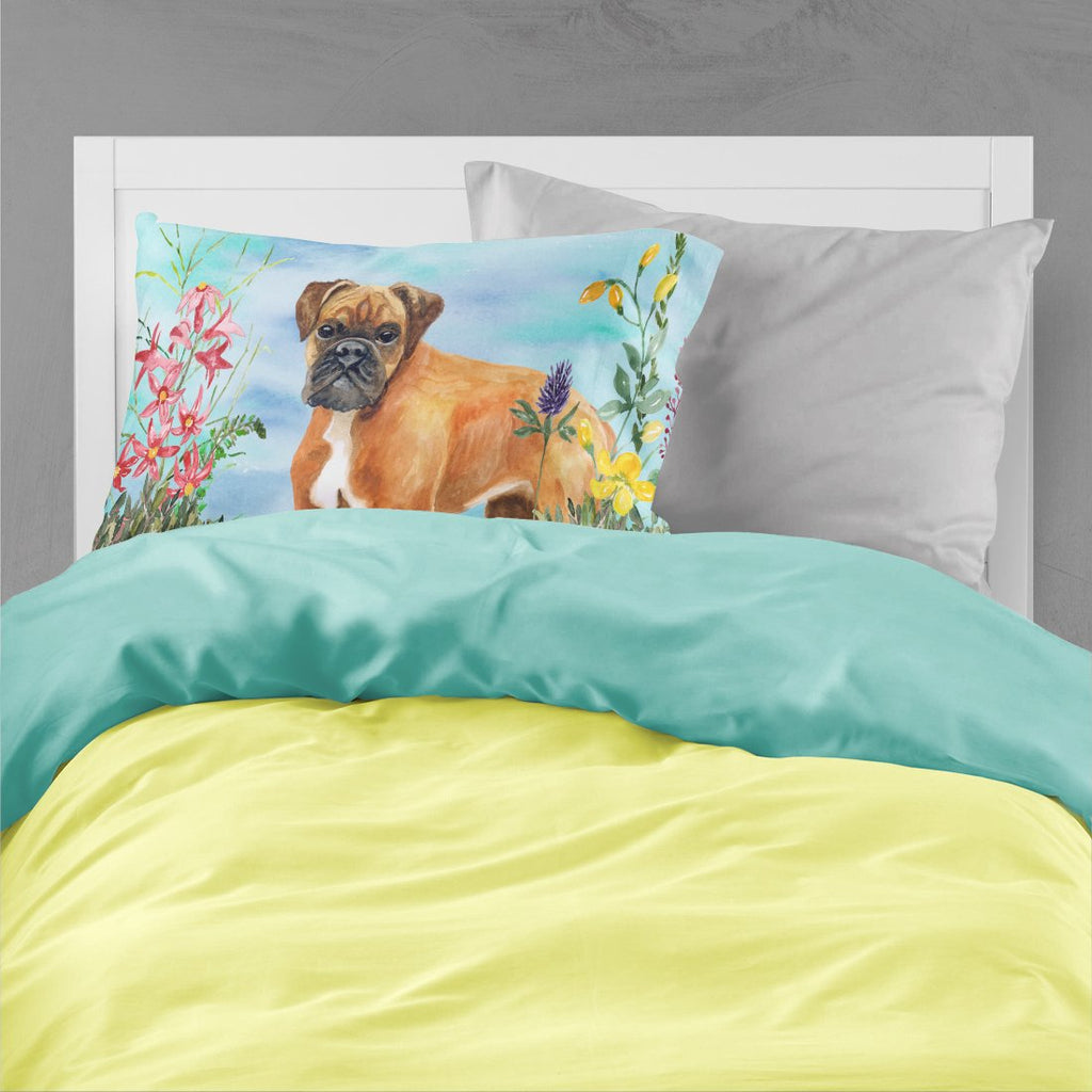 German Boxer Spring Standard Pillowcase Lightweight Super Soft Easy Care Decorative Artwork Pillowcase, Standard