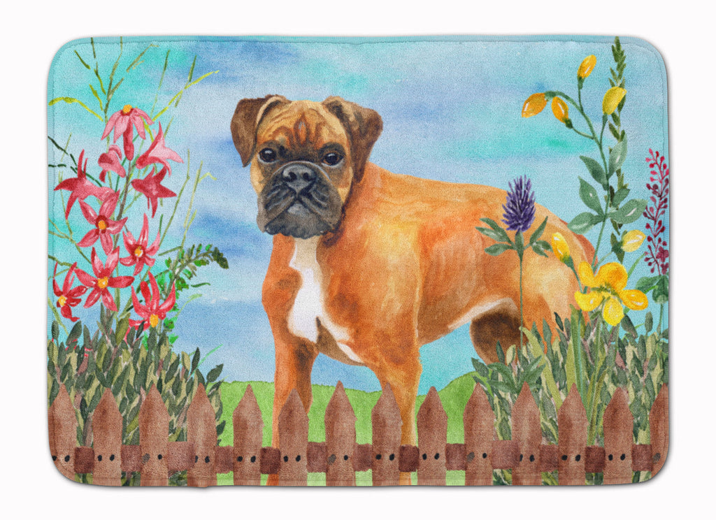 German Boxer Spring Memory Foam Kitchen Mat Machine Washable Anti-Fatigue Cushion Comfort Bath or Kitchen Rug