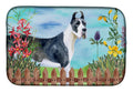 Harlequin Great Dane Spring Dish Drying Mat Absorbent Dish Drying Mat Pad for Kitchen Counter Dish Drainer Mat for Countertop, 14 x 21", Multicolor