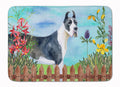 Harlequin Great Dane Spring Memory Foam Kitchen Mat Machine Washable Anti-Fatigue Cushion Comfort Bath or Kitchen Rug