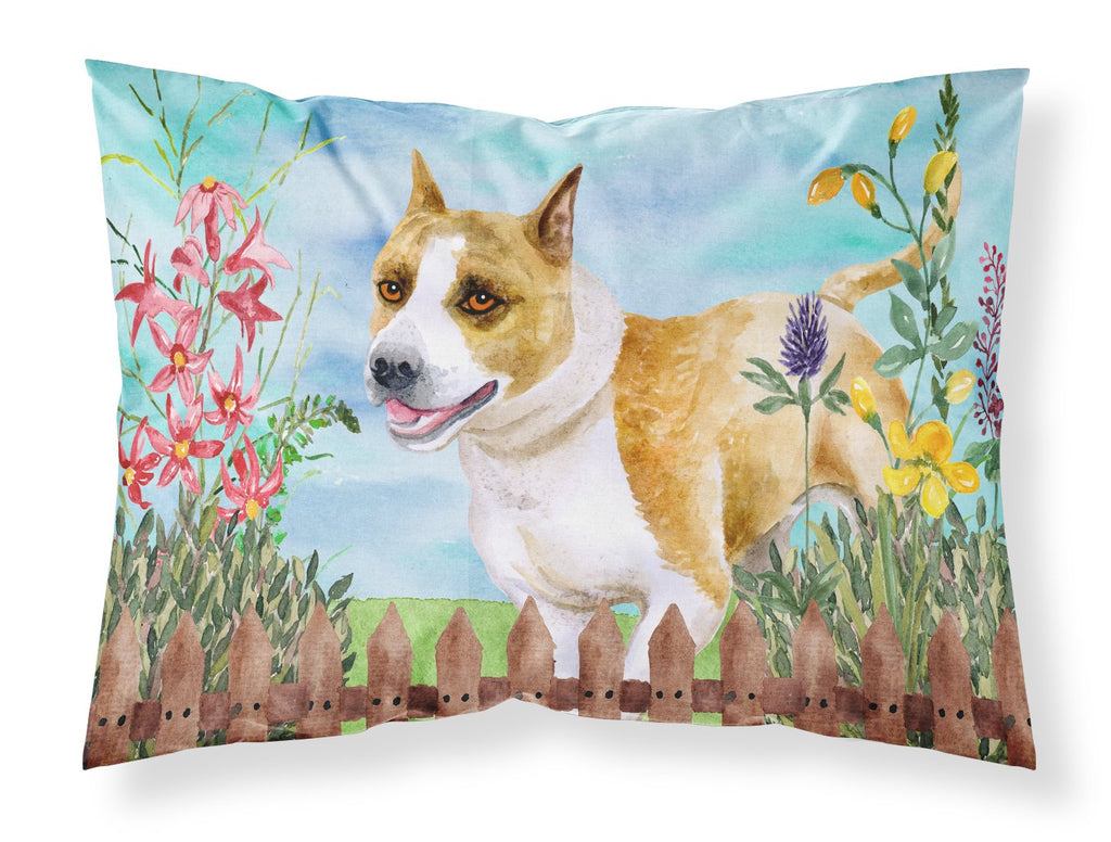 American Staffordshire Spring Standard Pillowcase Lightweight Super Soft Easy Care Decorative Artwork Pillowcase, Standard
