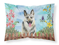 East-European Shepherd Spring Standard Pillowcase Lightweight Super Soft Easy Care Decorative Artwork Pillowcase, Standard
