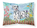 Dalmatian Spring Standard Pillowcase Lightweight Super Soft Easy Care Decorative Artwork Pillowcase, Standard
