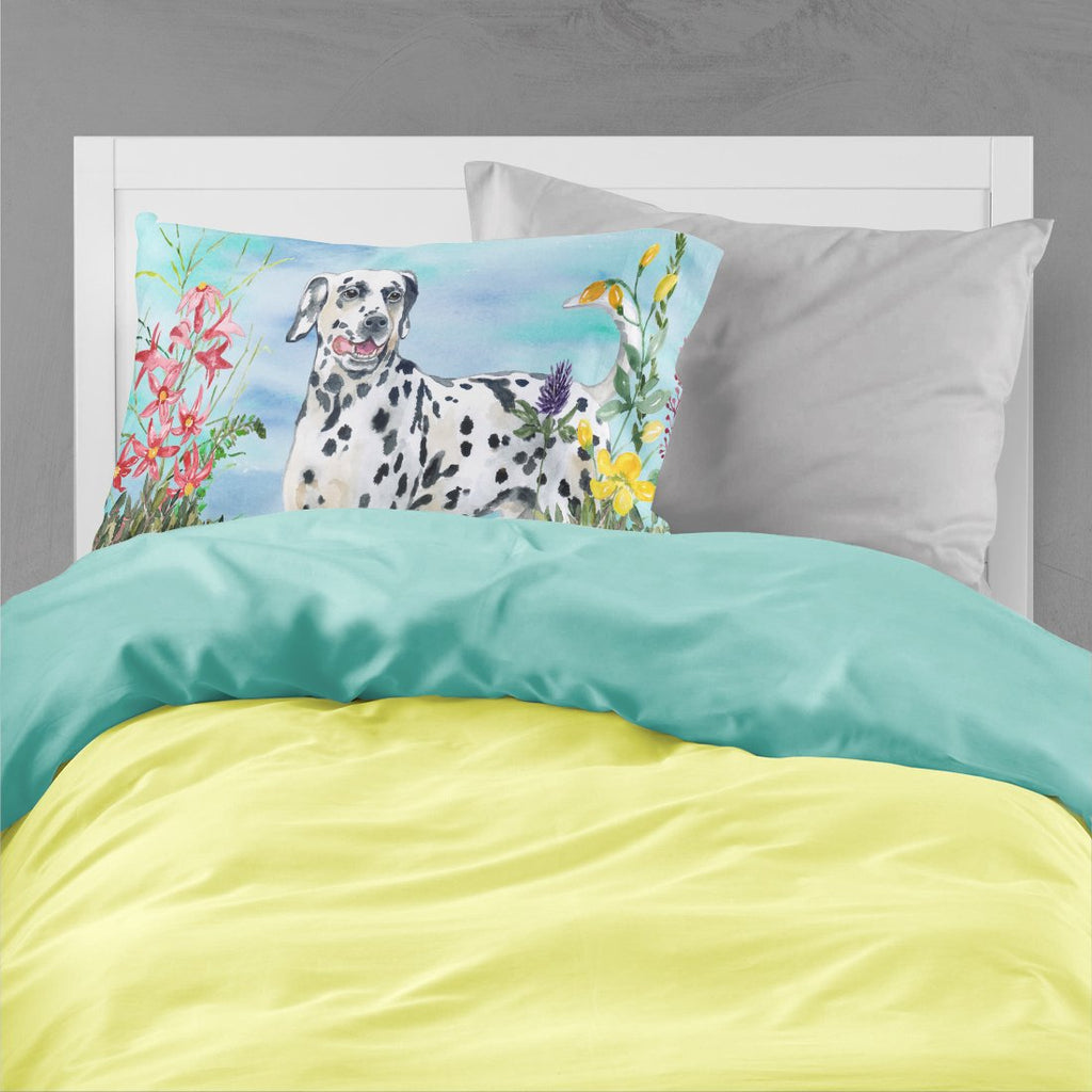 Dalmatian Spring Standard Pillowcase Lightweight Super Soft Easy Care Decorative Artwork Pillowcase, Standard