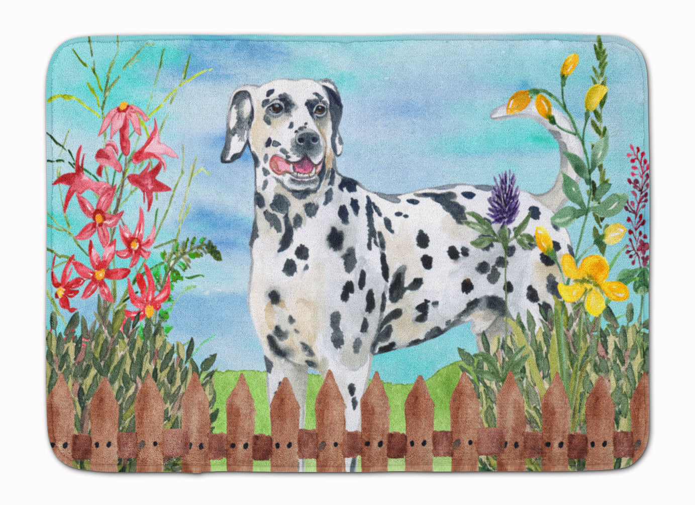 Dalmatian Spring Memory Foam Kitchen Mat Machine Washable Anti-Fatigue Cushion Comfort Bath or Kitchen Rug