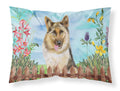 German Shepherd Spring Standard Pillowcase Lightweight Super Soft Easy Care Decorative Artwork Pillowcase, Standard