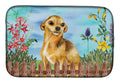 Chihuahua Spring Dish Drying Mat Absorbent Dish Drying Mat Pad for Kitchen Counter Dish Drainer Mat for Countertop, 14 x 21", Multicolor