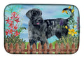 Giant Schnauzer Spring Dish Drying Mat Absorbent Dish Drying Mat Pad for Kitchen Counter Dish Drainer Mat for Countertop, 14 x 21", Multicolor