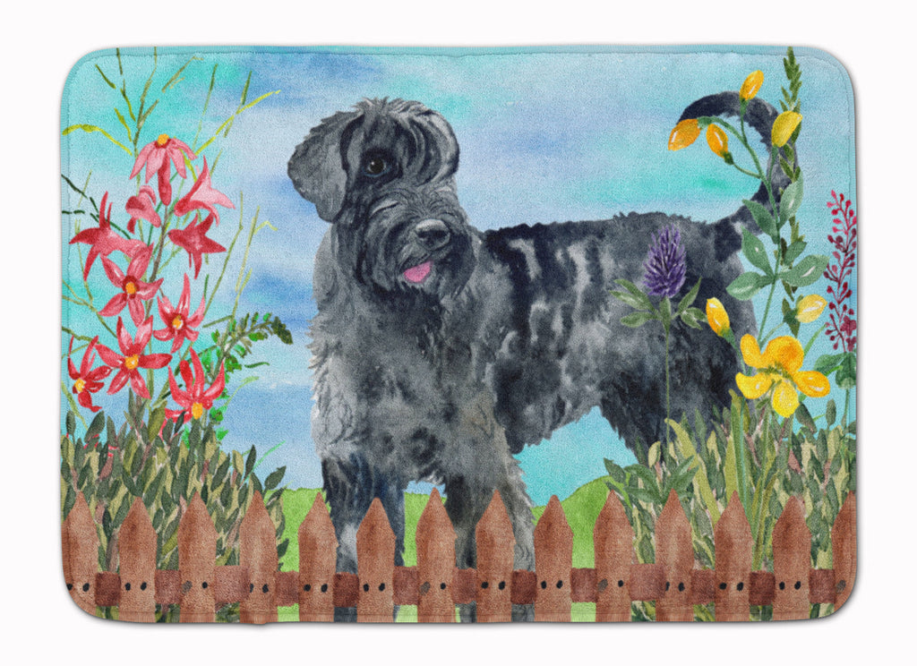 Giant Schnauzer Spring Memory Foam Kitchen Mat Machine Washable Anti-Fatigue Cushion Comfort Bath or Kitchen Rug