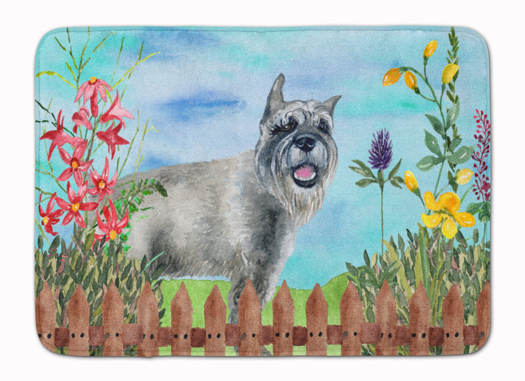 Schnauzer Spring Memory Foam Kitchen Mat Machine Washable Anti-Fatigue Cushion Comfort Bath or Kitchen Rug