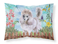 Poodle Spring Standard Pillowcase Lightweight Super Soft Easy Care Decorative Artwork Pillowcase, Standard