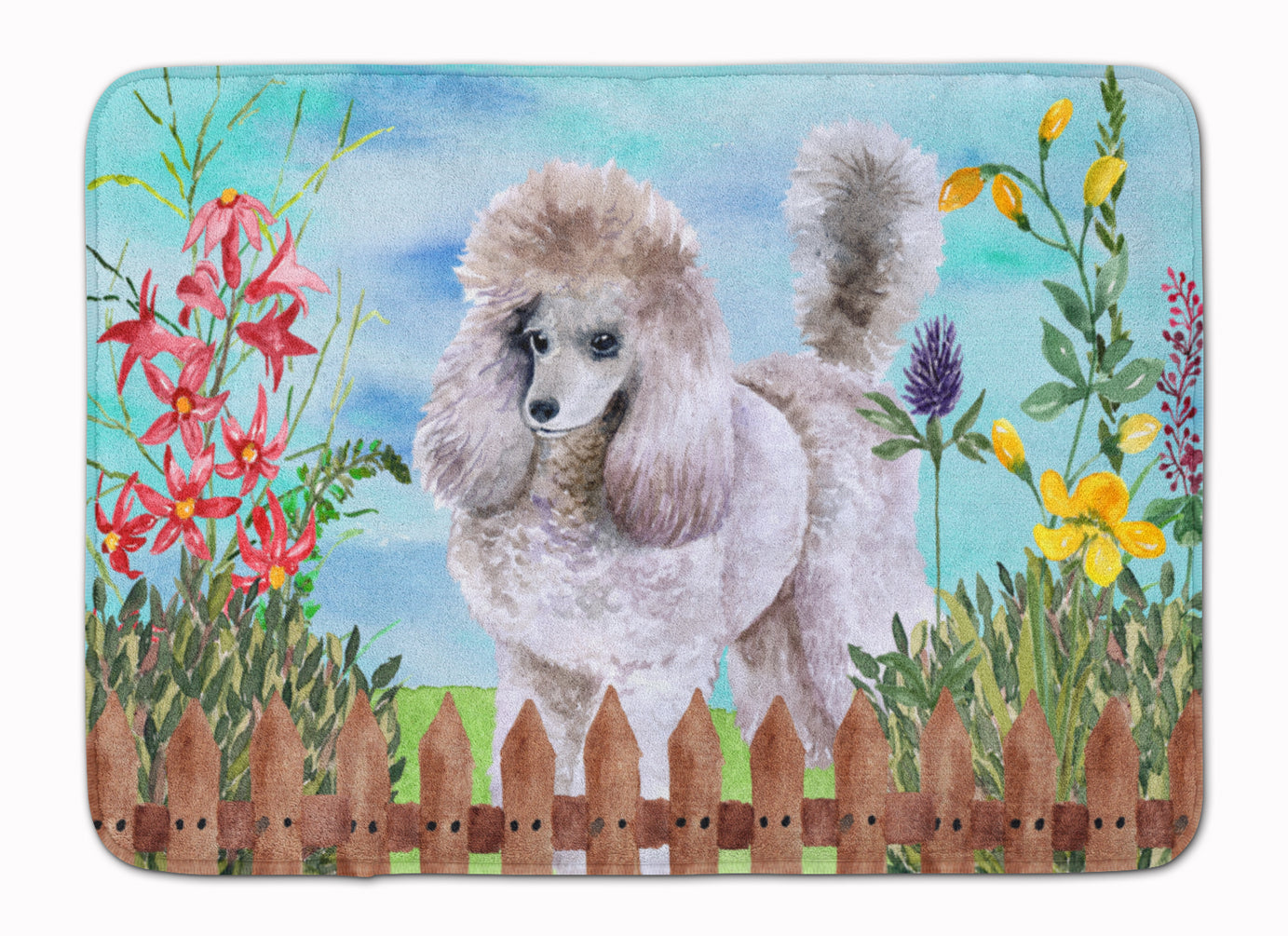 Poodle Spring Memory Foam Kitchen Mat Machine Washable Anti-Fatigue Cushion Comfort Bath or Kitchen Rug