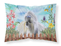 Shih Tzu Spring Standard Pillowcase Lightweight Super Soft Easy Care Decorative Artwork Pillowcase, Standard