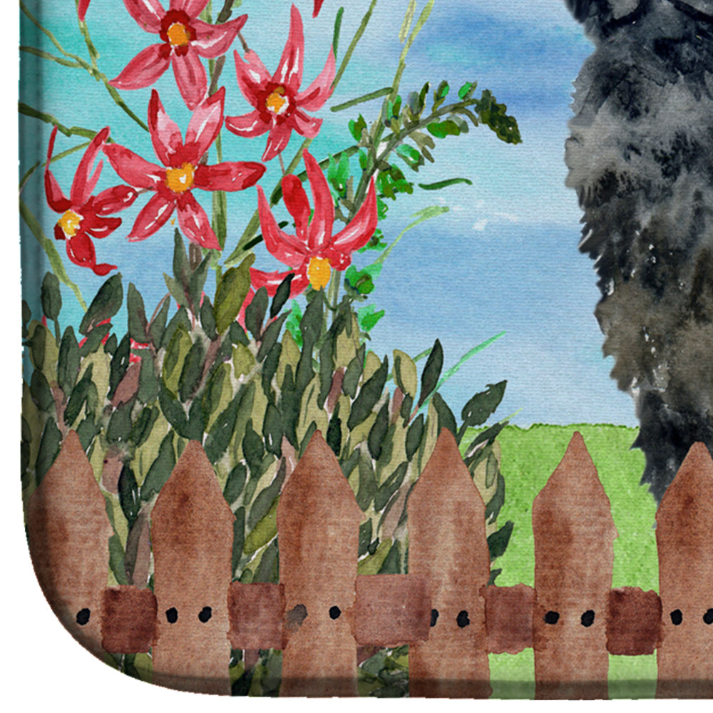 Newfoundland Spring Dish Drying Mat Absorbent Dish Drying Mat Pad for Kitchen Counter Dish Drainer Mat for Countertop, 14 x 21", Multicolor