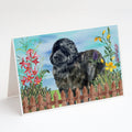 Newfoundland Spring Greeting Cards Pack of 8 Blank Cards with Envelopes Whimsical A7 Size 5x7