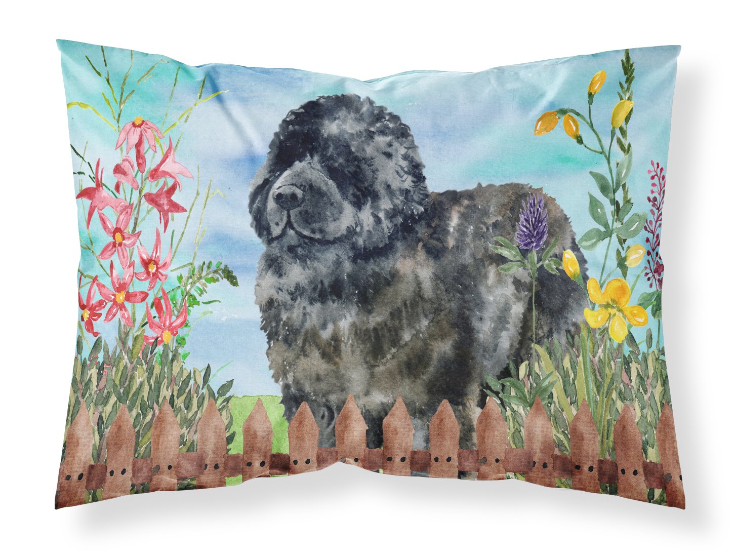 Newfoundland Spring Standard Pillowcase Lightweight Super Soft Easy Care Decorative Artwork Pillowcase, Standard