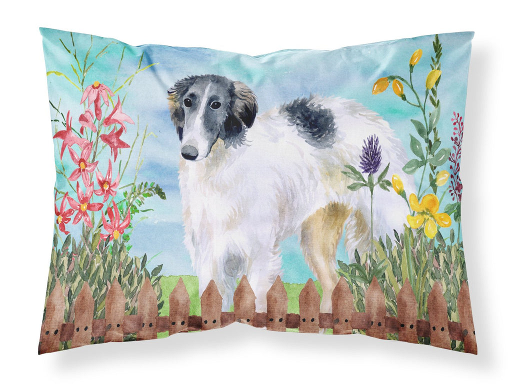 Borzoi Spring Standard Pillowcase Lightweight Super Soft Easy Care Decorative Artwork Pillowcase, Standard