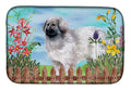 Moscow Watchdog Spring Dish Drying Mat Absorbent Dish Drying Mat Pad for Kitchen Counter Dish Drainer Mat for Countertop, 14 x 21", Multicolor