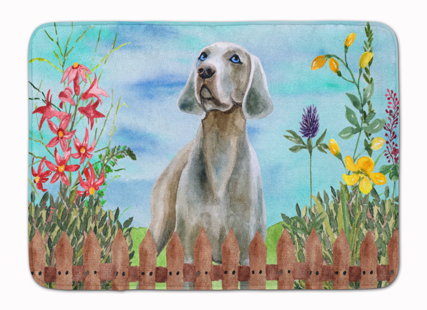 Weimaraner Spring Memory Foam Kitchen Mat Machine Washable Anti-Fatigue Cushion Comfort Bath or Kitchen Rug