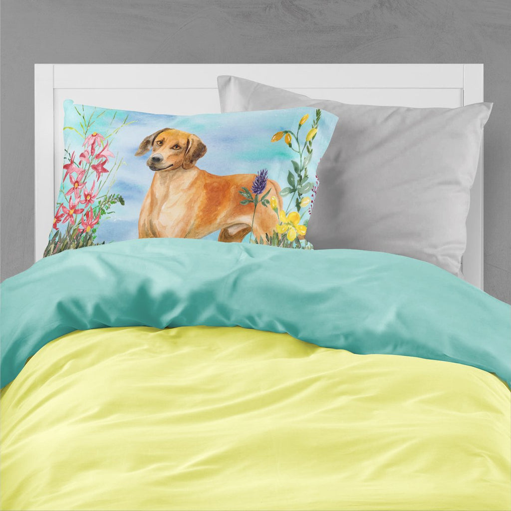 Rhodesian Ridgeback Spring Standard Pillowcase Lightweight Super Soft Easy Care Decorative Artwork Pillowcase, Standard