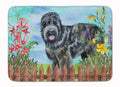 Black Russian Terrier Spring Memory Foam Kitchen Mat Machine Washable Anti-Fatigue Cushion Comfort Bath or Kitchen Rug