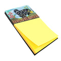 Black Russian Terrier Spring Watercolor Sticky Note Holder Refillable Dispenser Desk Accessory 3x3 Pad Gift