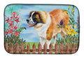 Saint Bernard Spring Dish Drying Mat Absorbent Dish Drying Mat Pad for Kitchen Counter Dish Drainer Mat for Countertop, 14 x 21", Multicolor