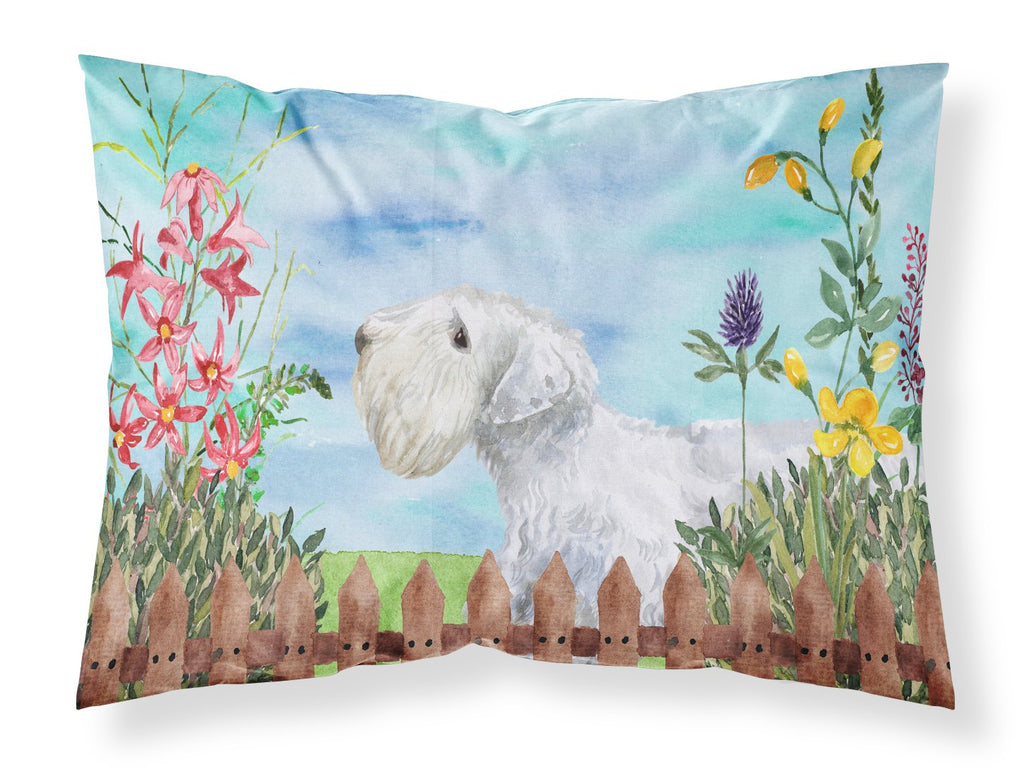 Sealyham Terrier Spring Standard Pillowcase Lightweight Super Soft Easy Care Decorative Artwork Pillowcase, Standard