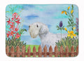 Sealyham Terrier Spring Memory Foam Kitchen Mat Machine Washable Anti-Fatigue Cushion Comfort Bath or Kitchen Rug