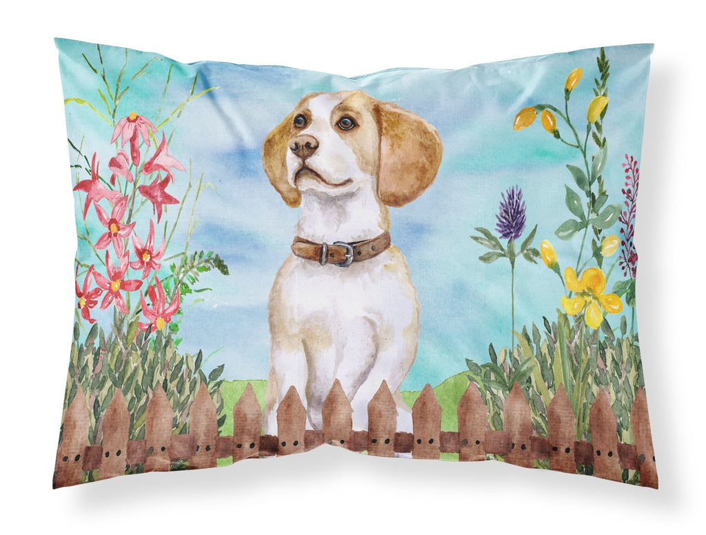 Beagle Spring Standard Pillowcase Lightweight Super Soft Easy Care Decorative Artwork Pillowcase, Standard