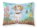 Beagle Spring Standard Pillowcase Lightweight Super Soft Easy Care Decorative Artwork Pillowcase, Standard