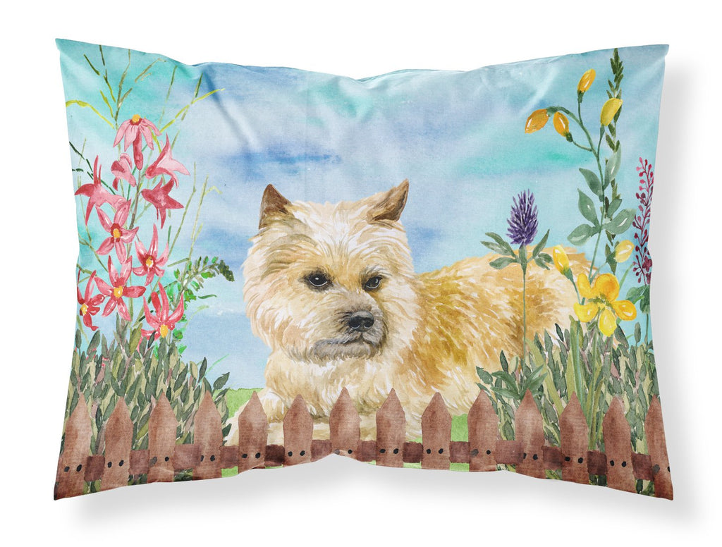 Cairn Terrier Spring Standard Pillowcase Lightweight Super Soft Easy Care Decorative Artwork Pillowcase, Standard