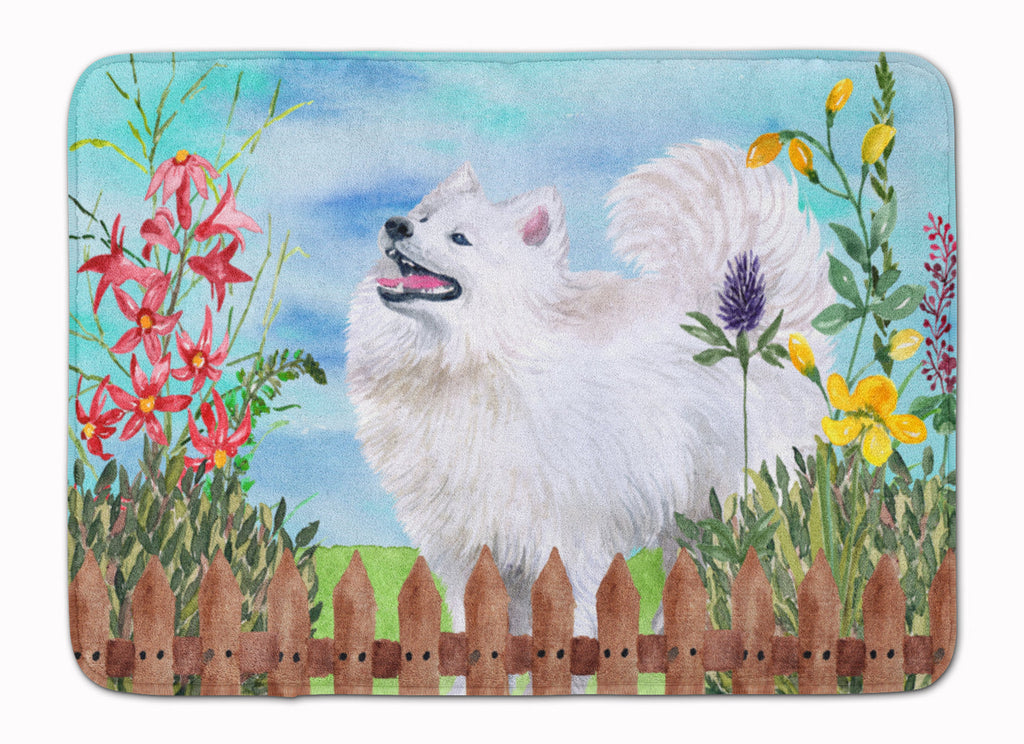 Samoyed Spring Memory Foam Kitchen Mat Machine Washable Anti-Fatigue Cushion Comfort Bath or Kitchen Rug