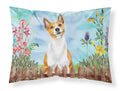 Basenji Spring Standard Pillowcase Lightweight Super Soft Easy Care Decorative Artwork Pillowcase, Standard