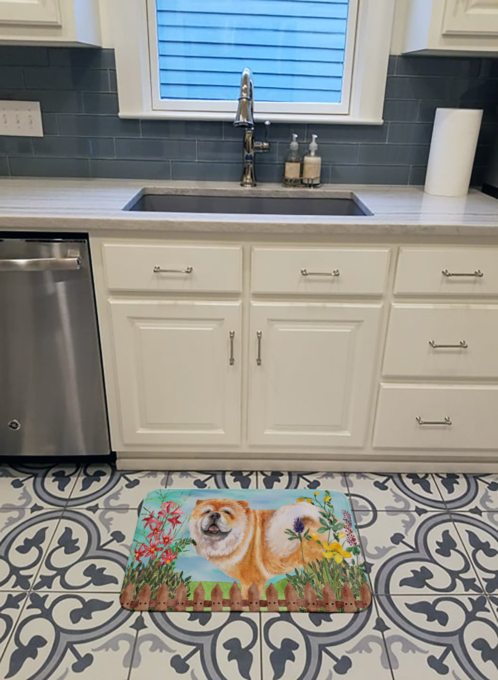 Cane Corso Spring Memory Foam Kitchen Mat Machine Washable Anti-Fatigue Cushion Comfort Bath or Kitchen Rug