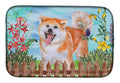 Akita Spring Dish Drying Mat Absorbent Dish Drying Mat Pad for Kitchen Counter Dish Drainer Mat for Countertop, 14 x 21", Multicolor