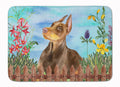 Doberman Pinscher Spring Memory Foam Kitchen Mat Machine Washable Anti-Fatigue Cushion Comfort Bath or Kitchen Rug