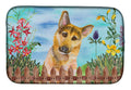 German Shepherd #2 Spring Dish Drying Mat Absorbent Dish Drying Mat Pad for Kitchen Counter Dish Drainer Mat for Countertop, 14 x 21", Multicolor