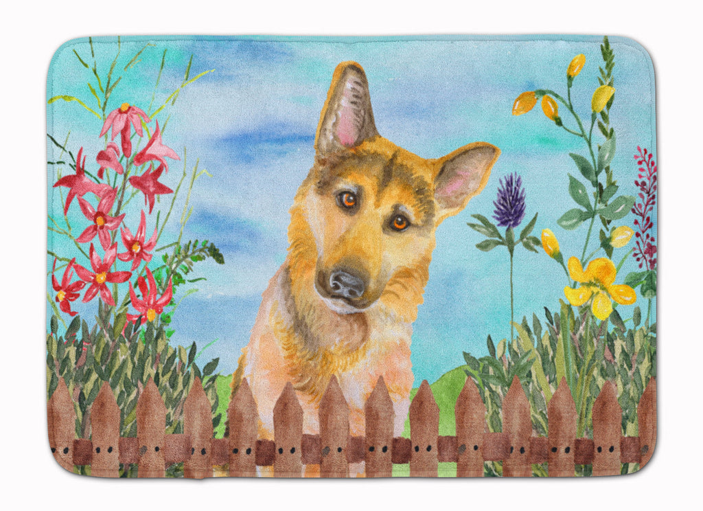 German Shepherd #2 Spring Memory Foam Kitchen Mat Machine Washable Anti-Fatigue Cushion Comfort Bath or Kitchen Rug
