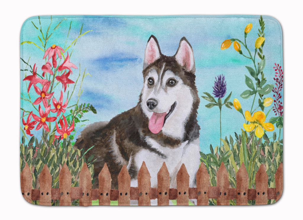 Siberian Husky #2 Spring Memory Foam Kitchen Mat Machine Washable Anti-Fatigue Cushion Comfort Bath or Kitchen Rug