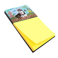 Siberian Husky #2 Spring Watercolor Sticky Note Holder Refillable Dispenser Desk Accessory 3x3 Pad Gift