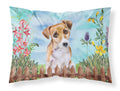 Jack Russell Terrier #2 Spring Standard Pillowcase Lightweight Super Soft Easy Care Decorative Artwork Pillowcase, Standard