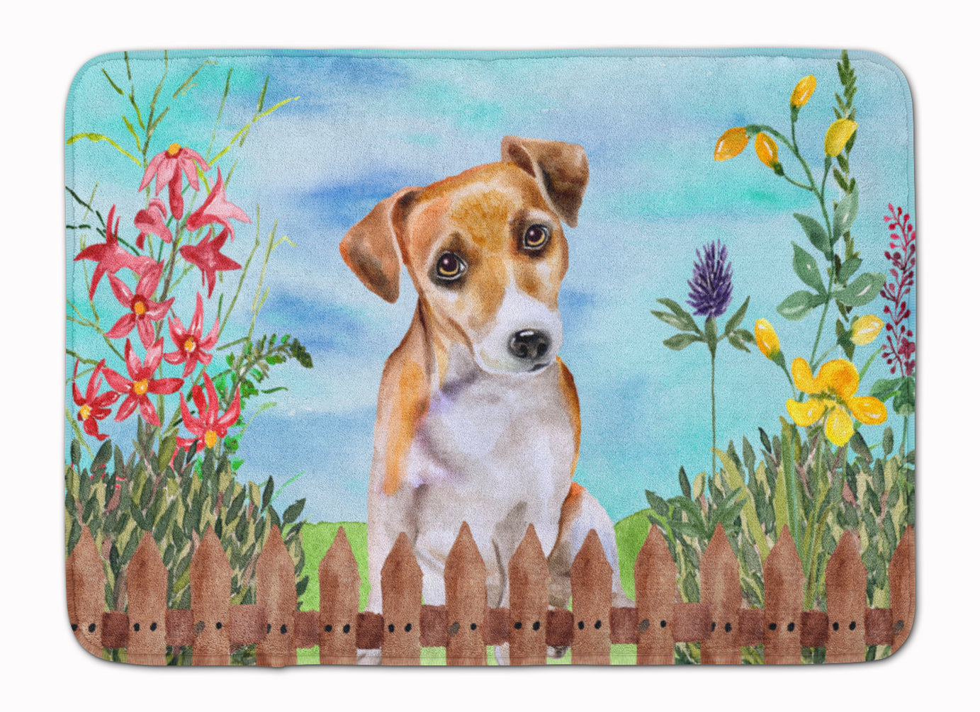 Jack Russell Terrier #2 Spring Memory Foam Kitchen Mat Machine Washable Anti-Fatigue Cushion Comfort Bath or Kitchen Rug