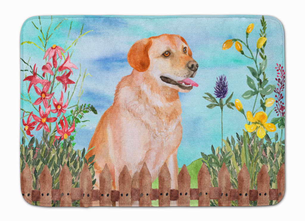 Labrador Retriever Spring Memory Foam Kitchen Mat Machine Washable Anti-Fatigue Cushion Comfort Bath or Kitchen Rug