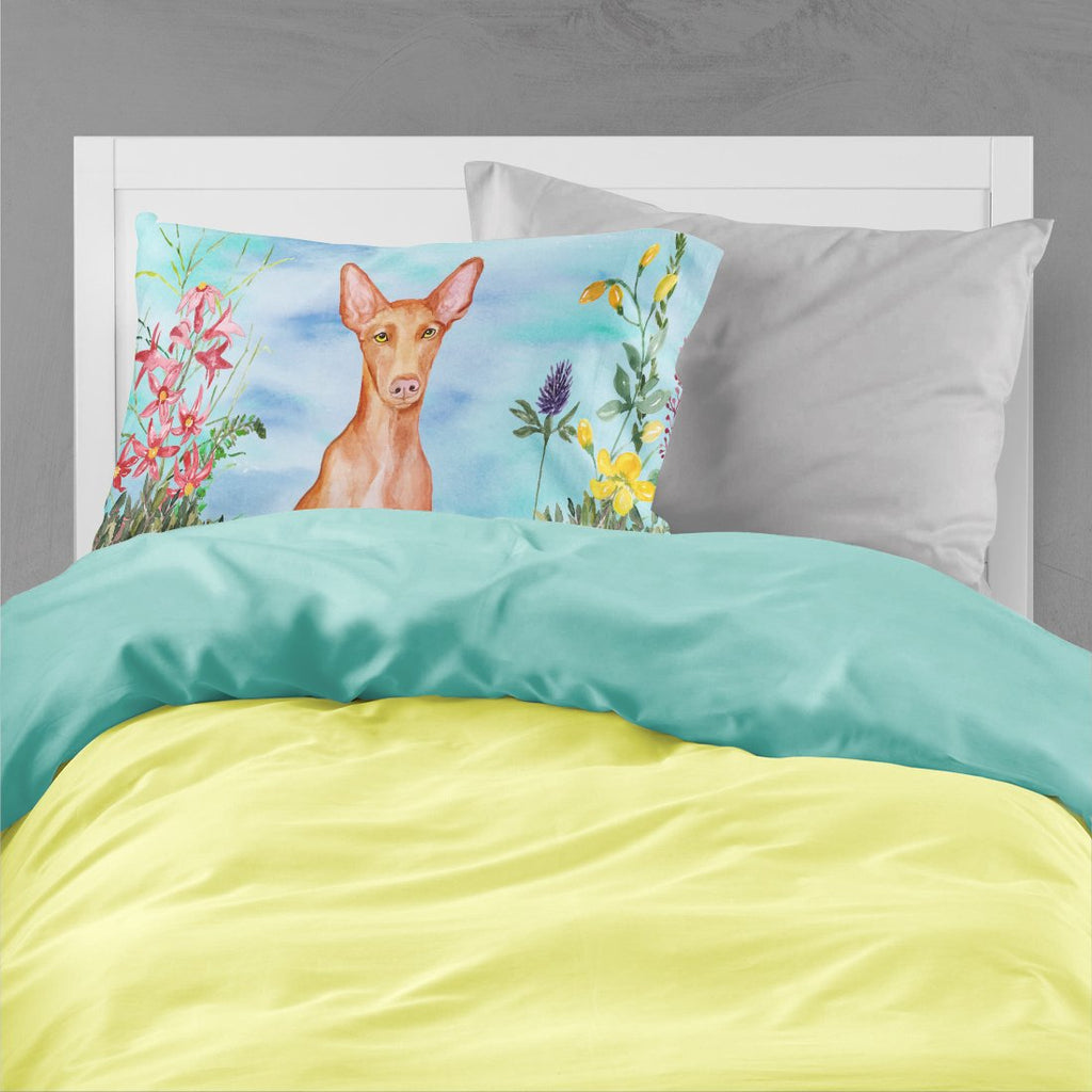 Pharaoh Hound Spring Standard Pillowcase Lightweight Super Soft Easy Care Decorative Artwork Pillowcase, Standard