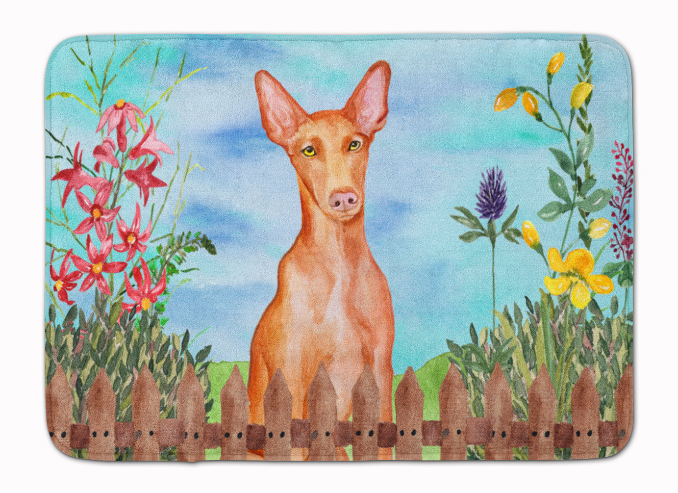 Pharaoh Hound Spring Memory Foam Kitchen Mat Machine Washable Anti-Fatigue Cushion Comfort Bath or Kitchen Rug